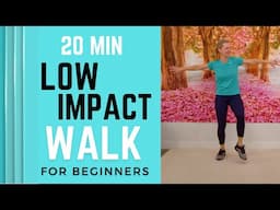 Boost Your Energy: 20 MINUTES WALKING AT HOME | No Jumping or Squats!