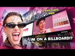 I WAS ON A BILLBOARD IN TIMES SQUARE!! New York City vlog