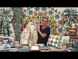 Quilting Window LIVE with Edyta Sitar - Pineapple Block Tutorial & Trunk Show!