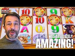 OMG This bonus on BUFFALO GOLD REVOLUTION went on FOREVER! HUGE WIN!
