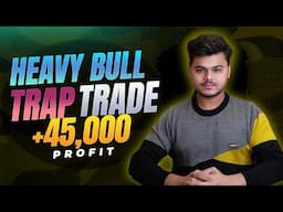 Intraday Live Trade || Panic Selling Nifty-50 || Bull Trap Trade Setup