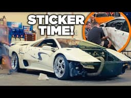 Restoring the Victoria's Secret Lambo - One-Off Graphics & Punch List