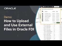 How to Upload and Use External Files in Oracle Fusion Data Intelligence