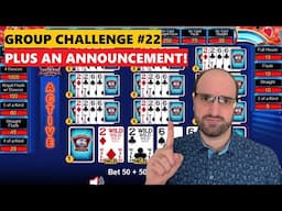 Video Poker Group Challenge: Super Draw 6 Card Poker
