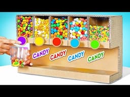 AO VIVO: Dispensadores de doces DIY que vão deixar você boquiaberto! 💥🍭