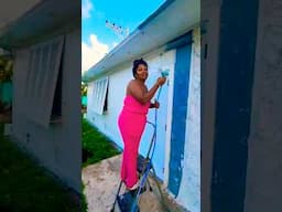 Primer paint before it gets too  windy. #love #travel #realestate