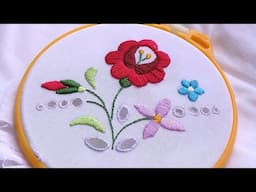 Satin stitch Cut Work Embroidery - Simple Cut Work Embroidery Techniques
