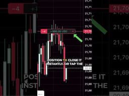 How to Close Positions Fast in TradingView Mobile #tradingview #mobiletrading #trading