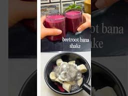Beetroot with banana shake 👌summer drink 🥤