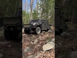 Humvee just powering through the trail 💪