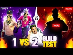 1 V 2 GUILD TEST 😍 SEARCHING 🔍 BEST LEGENDS 🔥GAMING WITH DINO GUILD TEST 👑 || TELUGU FACECAM LIVE🛑