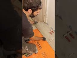 Tile Floor Cutting Tips - #shorts #tilefloor #homerepairtutor