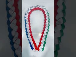 Collar para graduación 🧑‍🎓👩‍🎓graduation lei | 🇲🇽🇺🇸 fácil de hacer!
