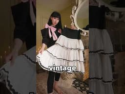 This gorgeous vintage ruffle skirt needs styling #shorts