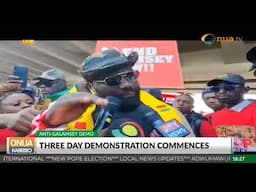Okatakyie Afrifa Mensah explains the three-day protest against illegal mining activities in Ghana