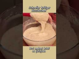 SCHNELLER SAFTIGER NUSSKUCHEN OHNE BUTTER -BRZI KOLAČ OD LJEŠNJAKA, BEZ MASLACA - KOLAČI BEZ MASLACA