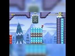 ☆雪原でMIXSPEEDRUN☆【 κøκø引退コラホ"】[Snowy Fields] by ここなⒸ【きゅうし】 #shorts 🍄Super Mario Maker 2 #djg