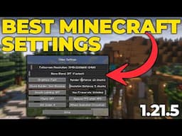Best Minecraft Settings for 1.21.5