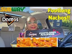 SUBWAY NEW DORITOS NACHOS! (STEAK AND CHICKEN) REVIEW