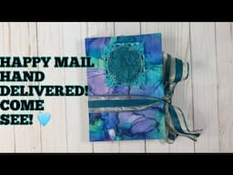 COME SEE My Happy Mail That Was Hand Delivered 🥰🩵 Such a Thoughtful Gift. | Junk Journals
