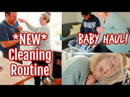 Wicked Motivating *BEFORE I SIT* Cleaning Routine/Baby HAUL!