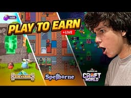 💰PLAY TO EARN GAMES💰 CRAFT WORLD GAMEPLAY, ZEEVERSE GAMEPLAY, SPELLBORNE GAMEPLAY