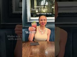 Cheers! 🥂 #shorts #etiquette #manners #tablemanners #cheers #celebration #socialetiquette