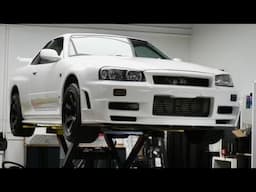 R34 Nissan GT-R Detailing to Perfection! Laser Cleaning + Dry Ice & Full Body PPF