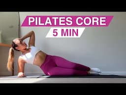 5 MIN PILATES DEEP CORE & PELVIC FLOOR WORKOUT / No Equipment
