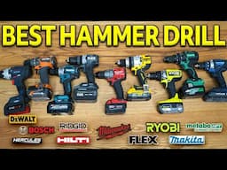 Best Cordless Drill 2025? Milwaukee, DeWalt, Makita, Flex