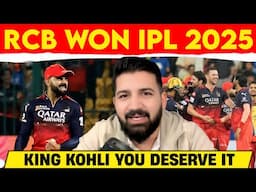 RCB wins IPL Trophy for the first time, Virat Kohli deserves it
