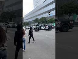 Los Angeles Cybertruck #tesla #cybertruck #riot #protest #ice #elektromosauto #villanyauto