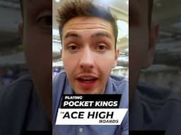 Playing Pocket Kings On Ace-High Boards #poker