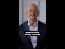 How CEOs Should Manage Their Time