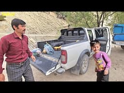 Aqarbun went to the city and bought a bicycle for Yaran and needed things for the house.