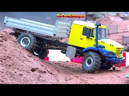 MEGA R/C CONSTRUCTION ZONE ACTION, TRUCKS, EXCAVATORS, DOZERS, LOADER, TRACTORS IN 032025 p1
