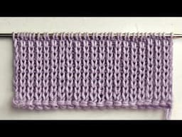 Bold Ribbing in Knitting, उभरी हुई खड़ी बुनाई