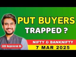 Nifty and BankNifty Prediction for Friday, 7 Mar 2025 | BankNifty Option Tomorrow | Rishi Money
