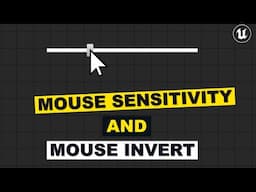 Mouse Sensitivity And Invert Settings ( With Save & Load ) - Unreal Engine 5 Tutorial