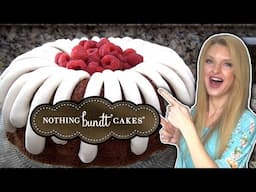 Copycat WHITE CHOCOLATE RASPBERRY BUNDT CAKE RECIPE | Nothing Bundt Cake MADE AT HOME!