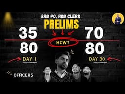 PRELIMS SELECTION - RRB PO | Clerk | How To Increase Prelims Marks | IBPS | SBI | Toppers Strategy