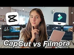 CapCut VS Filmora 🎬🤔💭 which editing software is better??