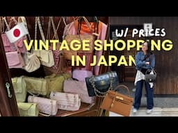 Luxury vintage shopping in JAPAN with pricing! | What I got 🇯🇵😍