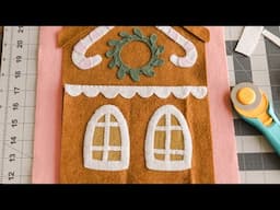 Gingerbread House Holiday Card Holder