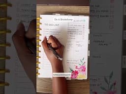 Do A Braindump #lifeorganization #planner #habits