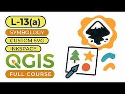QGIS Complete Course I Lesson-13 (a) I How to make Custom SVG Symbols for QGIS using INKSPACE
