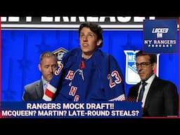 New York Rangers Mock Draft! Team MUST target size, edge and toughness!!