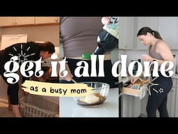 GET IT ALL DONE As A Busy Working Mom SPEND THE MORNING WITH ME! Meal Prep & House Chores