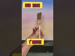 Bob Ross 1" Brush happy leaf trees  #bobross #shorts