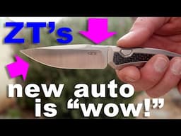 Zero Tolerance's New Auto is Amazing.  ZT 0556 knife Review
